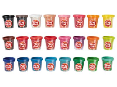 Playtive Klei potjes (24 kleuren kneedassortiment)