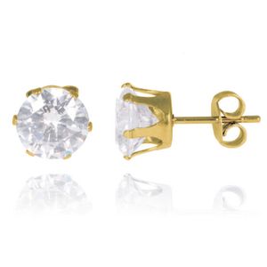 LGT Jewels Stud oorbellen Gold Edition Round-4mm