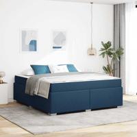 Bedframe Blauw 180 x 200 cm Stof