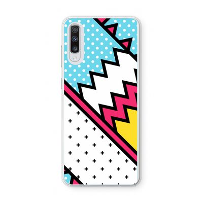 Pop Art #2: Samsung Galaxy A70 Transparant Hoesje