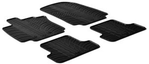 Rubbermatten passend voor Renault Clio III vanaf 2005 (T-Design 4-delig) GL0041