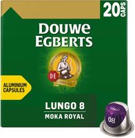 Douwe Egberts Lungo Moka koffiecapsules, pak van 20 stuks - thumbnail