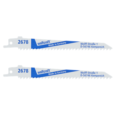 Wolfcraft Sabelzaagbladen | BiM | 150mm | 2 stuks - 2678000