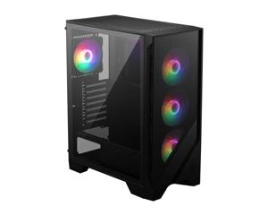 MSI MAG FORGE 120A AIRFLOW computerbehuizing Midi Tower Zwart, Transparant