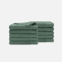 Walra Soft Cotton Handdoeken 70 x 140 cm - 550 gr/m² - Legergroen - 10 stuks