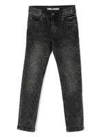Zadig & Voltaire Kids jean skinny à logo imprimé - Noir