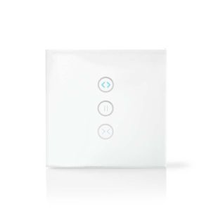 Nedis SmartLife Wandschakelaar | Wi-Fi | 300 W | Glas | Wit | 1 stuks - WIFIWC10WT WIFIWC10WT