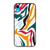 Colored Zebra: iPhone XR Biologisch afbreekbaar hoesje