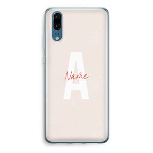 Strawberry Milkshake: Huawei P20 Transparant Hoesje