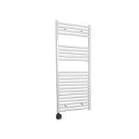 Electrische Wifi Radiator Sanicare HPW Carini 111,8x45 cm Wit Met Thermostaat Zwart Linksonder Electrische Wifi Radiator Sanicare HPW Carini 111,8x45 cm Wit Met Thermostaat Zwart Linksonder