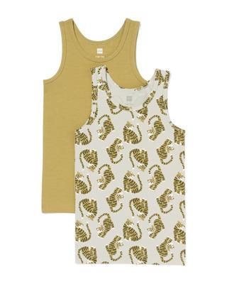 HEMA Kinderhemden tijger - 2 stuks lichtblauw (lichtblauw)