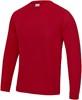 Just Cool JC002 Long Sleeve Cool T - Fire Red - XXL