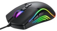 Denver Optische gaming muis bedraad USB RGB licht zwart - 9510055