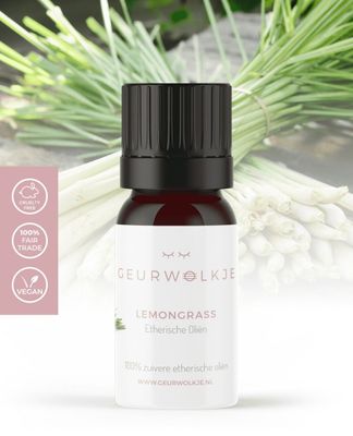 Etherische Olie Lemongrass -   - 5 en 10 ml Geurwolkje