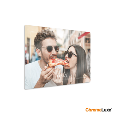Foto op aluminium afdrukken - Wit (ChromaLuxe) - 20 x 15 cm