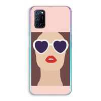 Red lips: Oppo A92 Transparant Hoesje