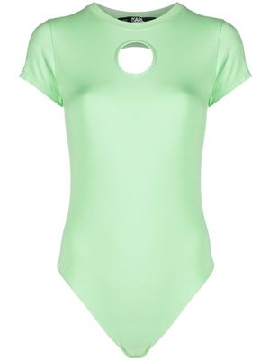 Karl Lagerfeld body à découpes - Vert