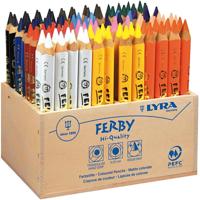 Lyra Super ferby 1 kleurpotloden, l: 12 cm, vulling 6,25 mm, diverse kleuren, 96 stuk/ 1 doos