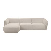 by fonQ Soft Hoekbank met Chaise Longue Links - Naturel Melange - thumbnail