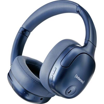 Intenso Over-Ear O400HA blue Over Ear koptelefoon Blauw Vouwbaar