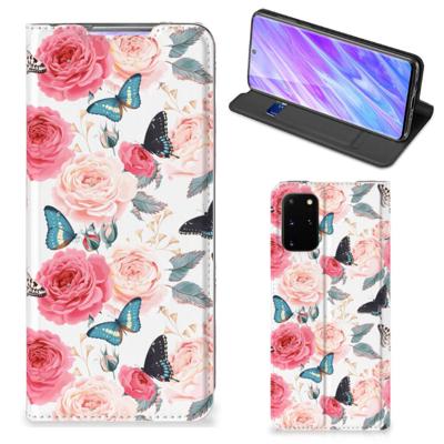 Samsung Galaxy S20 Plus Smart Cover Butterfly Roses Samsung Galaxy S20 Plus Smart Cover Butterfly Roses