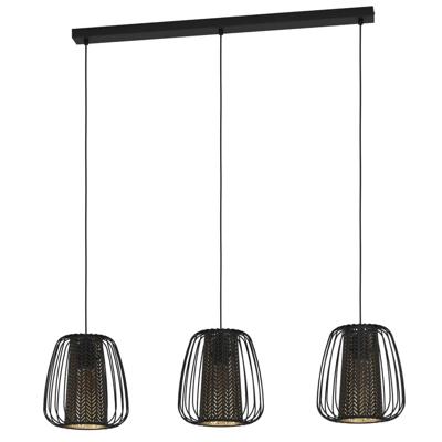 Eglo Eetkamer hanglampCurasao zwart met goud - 99662