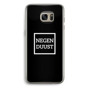 Negenduust black: Samsung Galaxy S7 Edge Transparant Hoesje