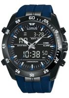 Horlogeband Lorus Z021-X007 / RW631AX9 Rubber Blauw 13mm - thumbnail