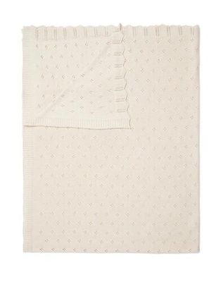 Essenza Essenza knitted Ajour plaid Antique white 130x170