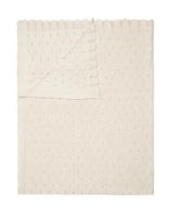 Essenza Essenza knitted Ajour plaid Antique white 130x170 - thumbnail