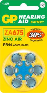 GP Batteries Knoopcel ZA675 1.4 V 6 stuk(s) 620 mAh Zink-lucht GPZA675 / PR44