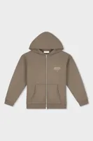 Equalité Societe 2.0 Oversized Full Zip Hoodie Heren Beige - Maat M - Kleur: Beige | Soccerfanshop