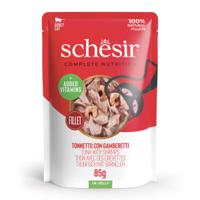 Schesir tonijn met garnalen (jelly) natvoer kat (zakjes 85 g) 12 x 85 g