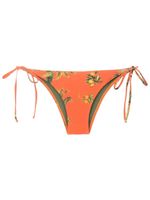 Lygia & Nanny bas de bikini Thai à fleurs - Orange - thumbnail