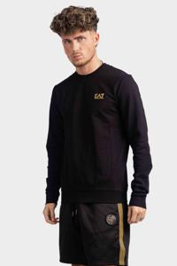 EA7 Emporio Armani Core Identity Sweater Heren Zwart/Goud - Maat XS - Kleur: GoudZwart | Soccerfanshop