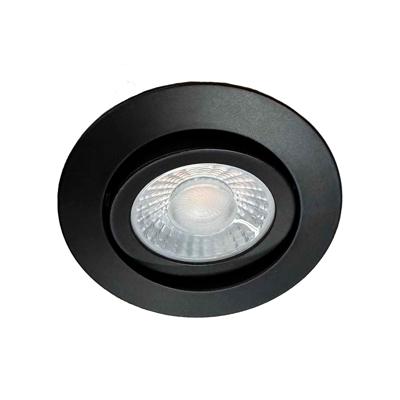Ylumen Inbouwspot Ronin Ø 8,2 cm IP44 zwart