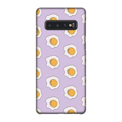 Bacon to my eggs #1: Samsung Galaxy S10 4G Volledig Geprint Hoesje