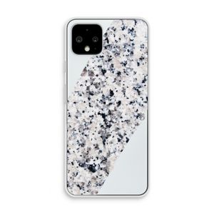 Gespikkelde marmer: Pixel 4 Transparant Hoesje