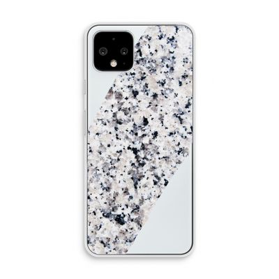 Gespikkelde marmer: Pixel 4 Transparant Hoesje