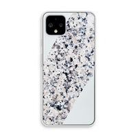 Gespikkelde marmer: Pixel 4 Transparant Hoesje