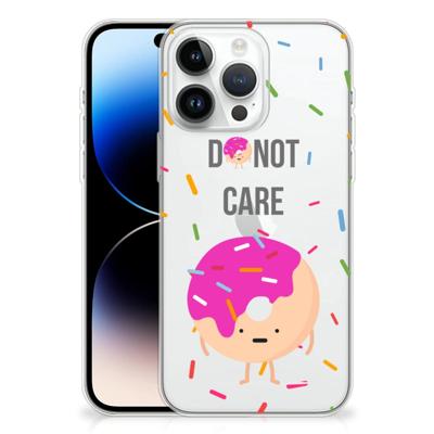 iPhone 14 Pro Max | Siliconen Case | Donut Roze