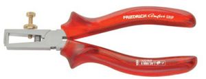 Friedrich Afstriptang verchroomd transparant rood