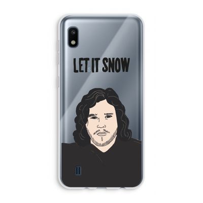 Let It Snow: Samsung Galaxy A10 Transparant Hoesje
