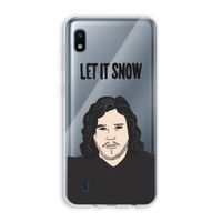 Let It Snow: Samsung Galaxy A10 Transparant Hoesje