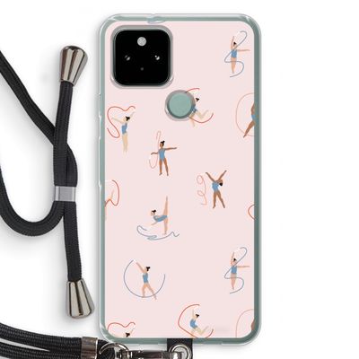 Dancing #3: Pixel 5 Transparant Hoesje met koord