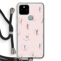 Dancing #3: Pixel 5 Transparant Hoesje met koord