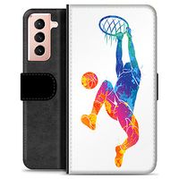 Samsung Galaxy S21 5G Premium Portemonnee Hoesje - Slam Dunk