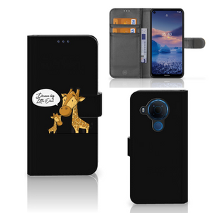 Nokia 5.4 Leuk Hoesje Giraffe