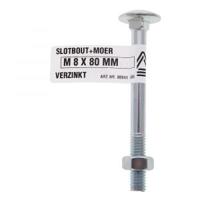 Slotbout moer m8x140mm - Deltafix