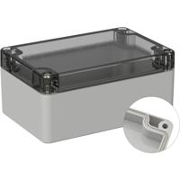 TRU COMPONENTS TC-9065456 Outdoorbehuizing 120 x 80 x 55 Polycarbonaat Grijs-wit (RAL 7035) 1 stuk(s)